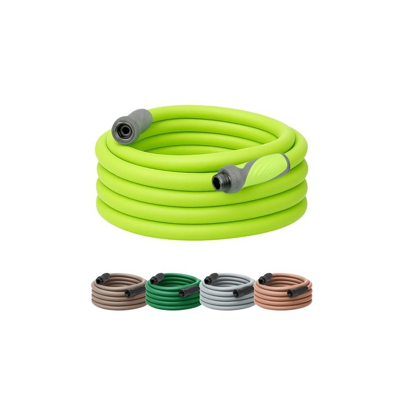 Flexzilla - Manguera de jardín con empuñadura giratoria, Verde (ZillaGreen