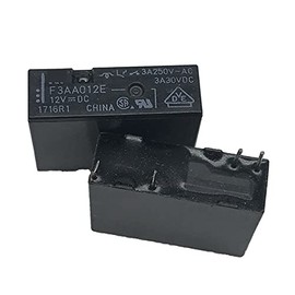 DUSJYOHRD 5PCS Relays F3AA005E F3AA012E F3AA024E 3A/250VAC 3A/30VDC 5V 12V 24V(F3AA012E 12V 3A)
