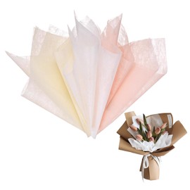 342 Sheets Bouquet Wrapping Paper 11.81x9.84in Flower Wrapping Paper Bouquet, Water Proof, Suitable for Flowers, Gifts, Crafts, Valentine's Day, Weddings, Birthdays and Other Occasions, 3 Colors