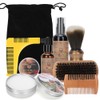 SEFUDUN Beard Grooming Kit for Men Beard Oil Beard Brush