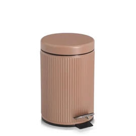 Zeller 18963 Cosmetic Bin 3 Litres Metal / Plastic Mocha