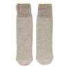 [Unicks] Kinuya 6942 Silk Pile Socks, Universal Design, Sand