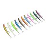 11 Pcs Simulation Minnow Lure Plastic Fishing Bait Fishing Accessories