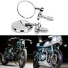 Universal CNC Motorcycle Foldable 7/8" Handle Bar End Mirrors Rearview