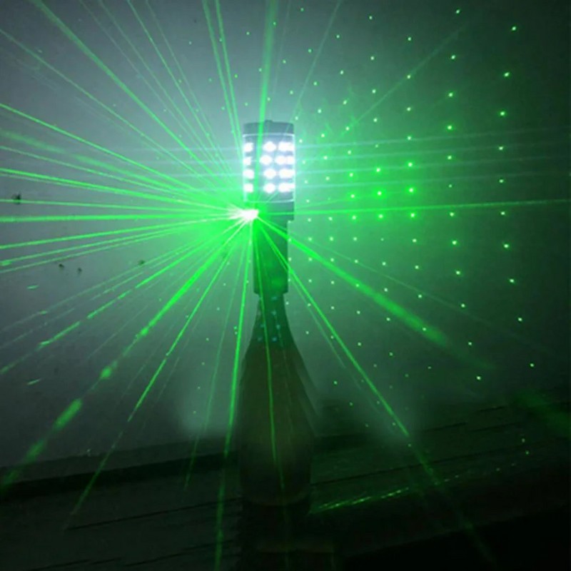 Rechargeable LED Strobe Baton for Party Decor – Aluminum Flashing
