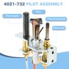 ETERMETA 4021-732 Pilot Assembly NG Compatible with Heatilator GNDC33, GNDC36,