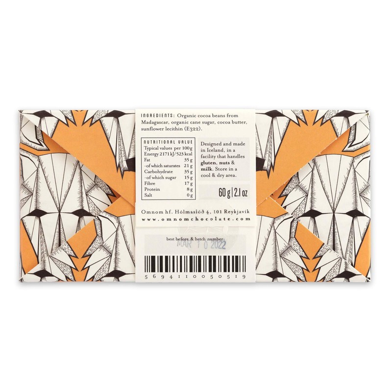 OmNom Madagascar Dark Chocolate | 66% Single Origin Madagascar Cacao