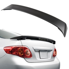 FINDAUTO ABS Rear Trunk Spoiler Wing with 3rd Brake Light Fits for 2003-2013 for Toyota Corolla Trunk Lip Spoiler
