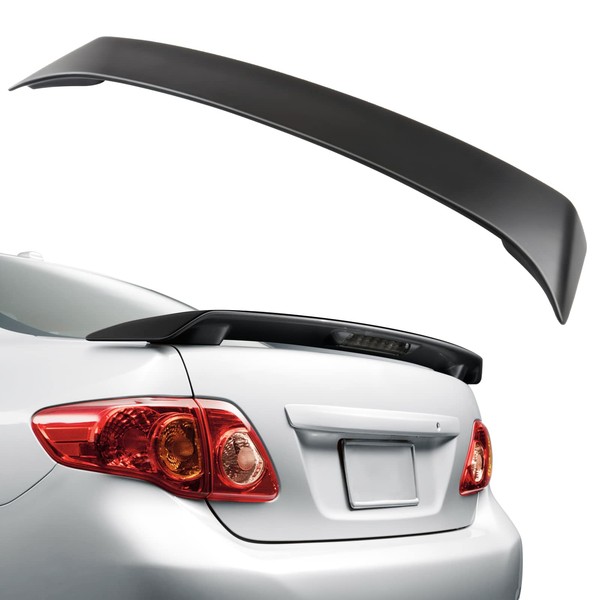 FINDAUTO ABS Rear Trunk Spoiler Wing with 3rd Brake Light