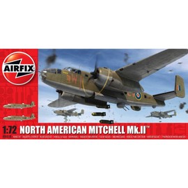 Airfix North American Mitchell MK II 1:72 WWII Military Aircraft Plastic Model Kit A06018