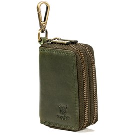 Matador Genuine Leather Key Fob K64, Green/Green, Classic