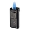 Visol Antero Black Butane Torch Triple Flame Refillable Gas Lighter