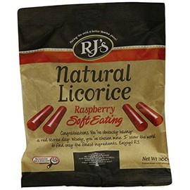 RJ's Raspberry Soft Eating Natural Licorice (300-gram Bag)