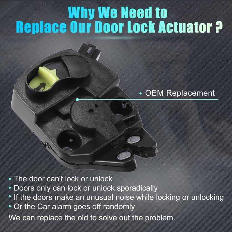 X AUTOHAUX Replacement Rear Liftgate Door Lock Actuator for Honda