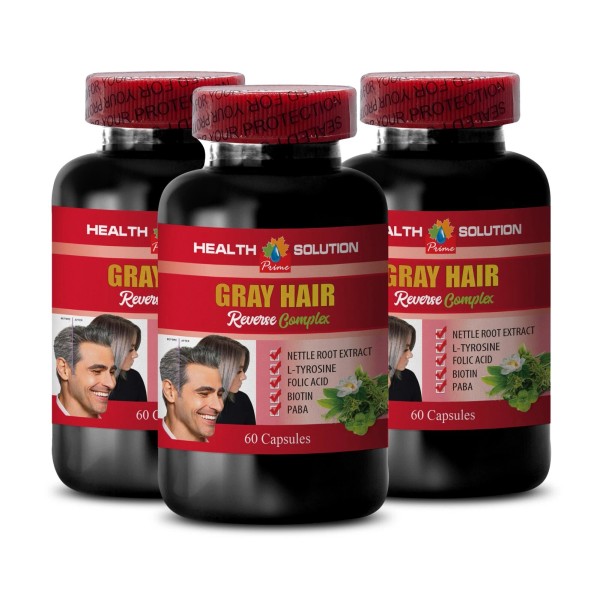 HEALTH SOLUTION USA GRAY HAIR REVERSE ADVANCED COMPLEX - Vitamin