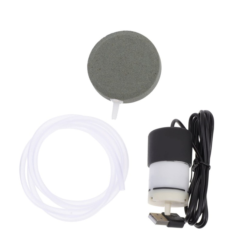 Kisangel 2 Sets Mini Aquarium Air Pump Oxygen Pump for