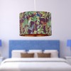 firstchoicelighting Safari Jungle Design Velvet Easy Fit Ceiling Pendant Lightshade