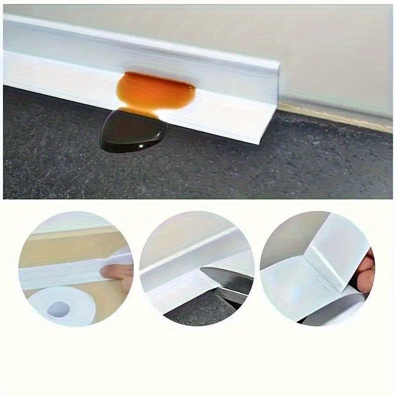 3.2m Self-Adhesive Toilet Caulking Strip, Bathroom Sealant Tape for Floor