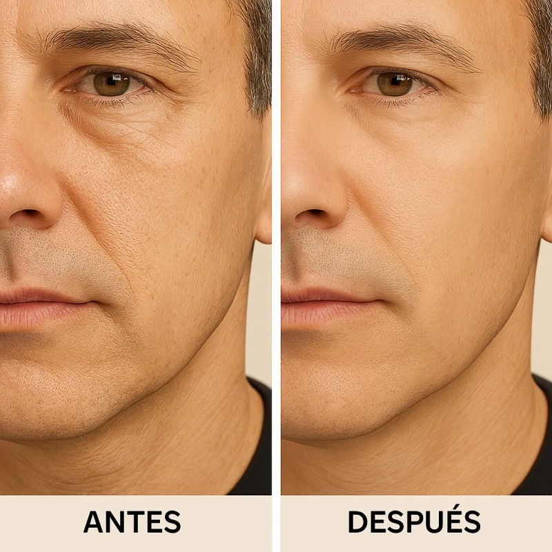 Crema Aclarante Hombre Para Manchas Y Arrugas, Natural