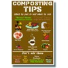 Composting Tips - NEW Health Think Green Self Help POSTER