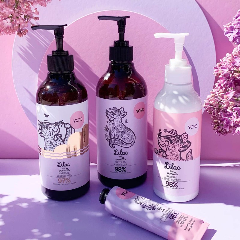 Botanical Series yope Hand & Body Lotion, Lilac and Vanilla