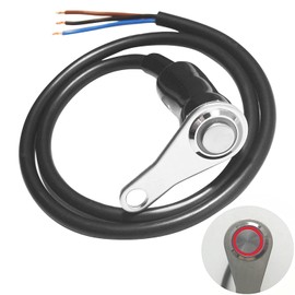Greluma 1 x 12 V LED Motorcycle Switch, On-Off Headlight, Fog Light, Handlebar, Adjustable Bracket, Switch, Button, 22 mm (7/8 Inch)