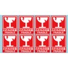 Hanaten Luggage Tag Stickers, 2.0 x 2.4 inches (50 x