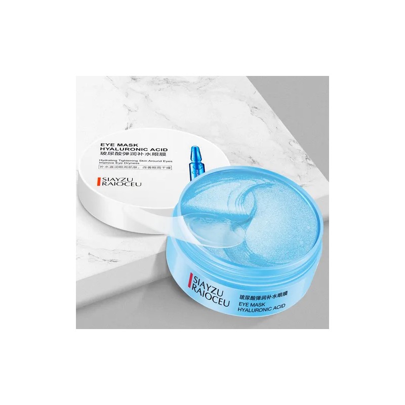Frasco De Parches Mascarilla Ojos Antiedad Ácido Hialurónico