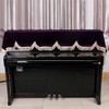 88 Key Piano Half Covered Anti Dust Cover Flannelette Piano