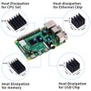 GeeekPi Pack of 20 Heatsinks for Raspberry Pi 4 Model