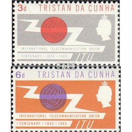 Tristan da Cunha 88-89 (complete.issue.) unmounted mint/never hinged ** MNH 1965 ITU (Stamps for collectors)
