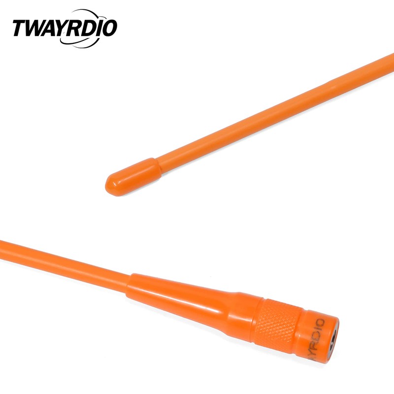 TWAYRDIO 144/430MHz Dual Band Radio Antenna SMAP Connector 19.8CM for