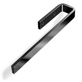 SOTECH Pack of 2 PELI Towel Rail for Cabinet Mounting/Screwing/Solid Aluminium/Dark Chrome/Towel Rail Bathroom Towel Hooks
