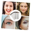 IWOWHERO 6sheets Eyebrow Extension Fake Eyebrows Hair-like Stickers Temporary No