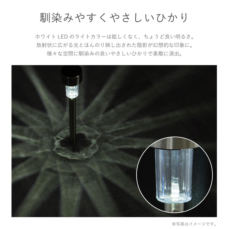 Takeda Corporation SLH-79 Stainless Steel Solar Light