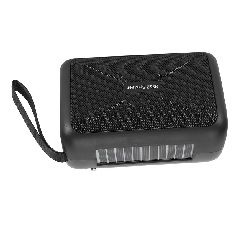 Portable Solar FM Radio Support USB Memory Card AUX Input