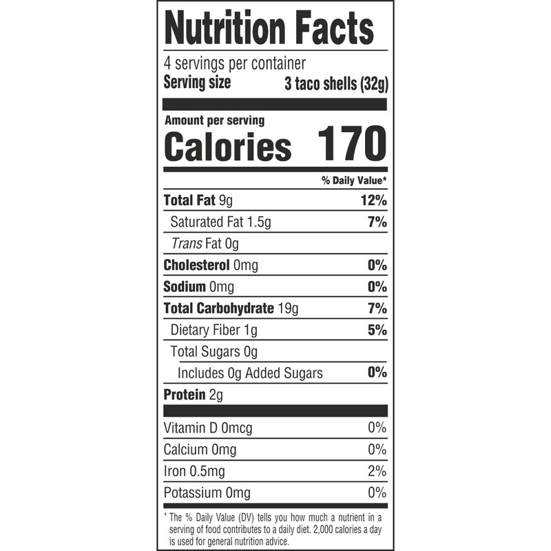 Taco Bell Crunchy Taco Shells (12 ct Box)