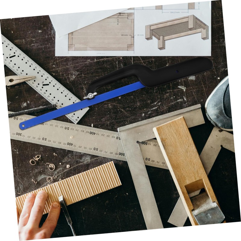 Gatuida Mini Hacksaw Kit Compact Metal Cutting Saw for Models