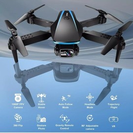 RADCLO X-28 Mini Drone with Camera - 1080P Foldable, Hover, 2 Batteries - Green