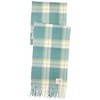 Avoca Merino Scarf, Green Check