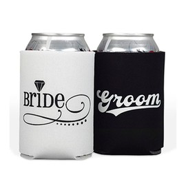 Hortense B. Hewitt Wedding Accessories Bride and Groom Can Coolers