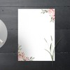 Letter Paper / Envelope Set Elegant with Roses in Dusky