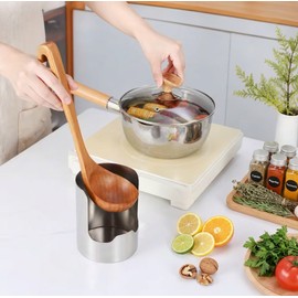 Pot Lid Holder for Kitchen Counter – Stainless Steel Multifunctional Organizer for Lids, Spatulas and Cutting Boards