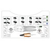Jackco 225pc Weather Pack Terminal Ratcheting Crimping Tool & Connector