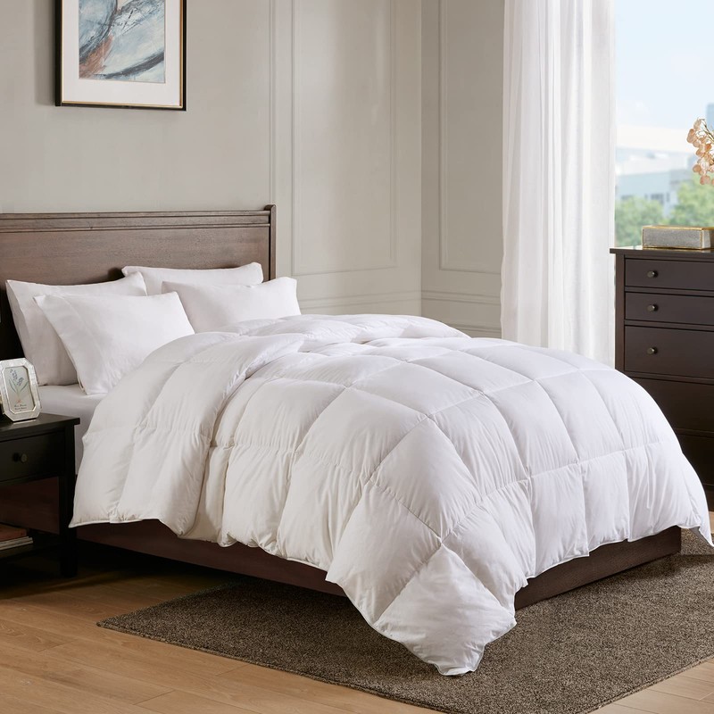 APSMILE All Season Down Feather Fibers Comforter Super King Size
