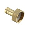 sourcing map Brass Hose Coupling Plug 12 mm Barb x