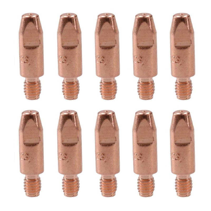 2 shroud & 10 x 0.6mm Round Contact Tips MIG