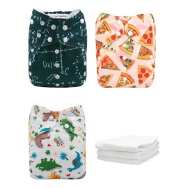 3 Pañales Ecológicos Alvababy Junior Extra Grande 2 A 5 Años                                                                                          