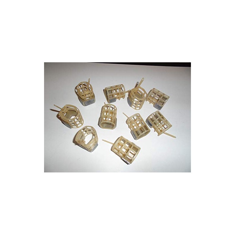 10 x Open ended Cage Swim Feeders - 30g. Carp/coarse