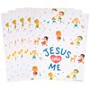 Jesus Loves Me Zipper Bags with Handles, 12 Count